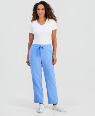 Petite Ottoman-Stitched Drawstring Pants, Macy's Exclusive