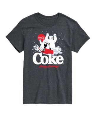 Men's Coca-Cola Happy Holidays Sledding Short-Sleeve Graphic T-Shirt