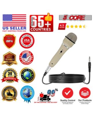 XLR Microphone Dynamic Mic Karaoke Singing Studio Mics Handheld Microfono