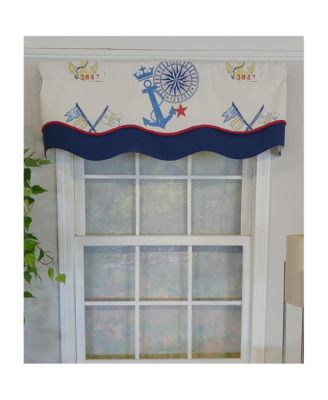 Sea Crown Glory 3" Rod Pocket Lining Luxurious and Elegant Window Treatment Valance 50" x 16"