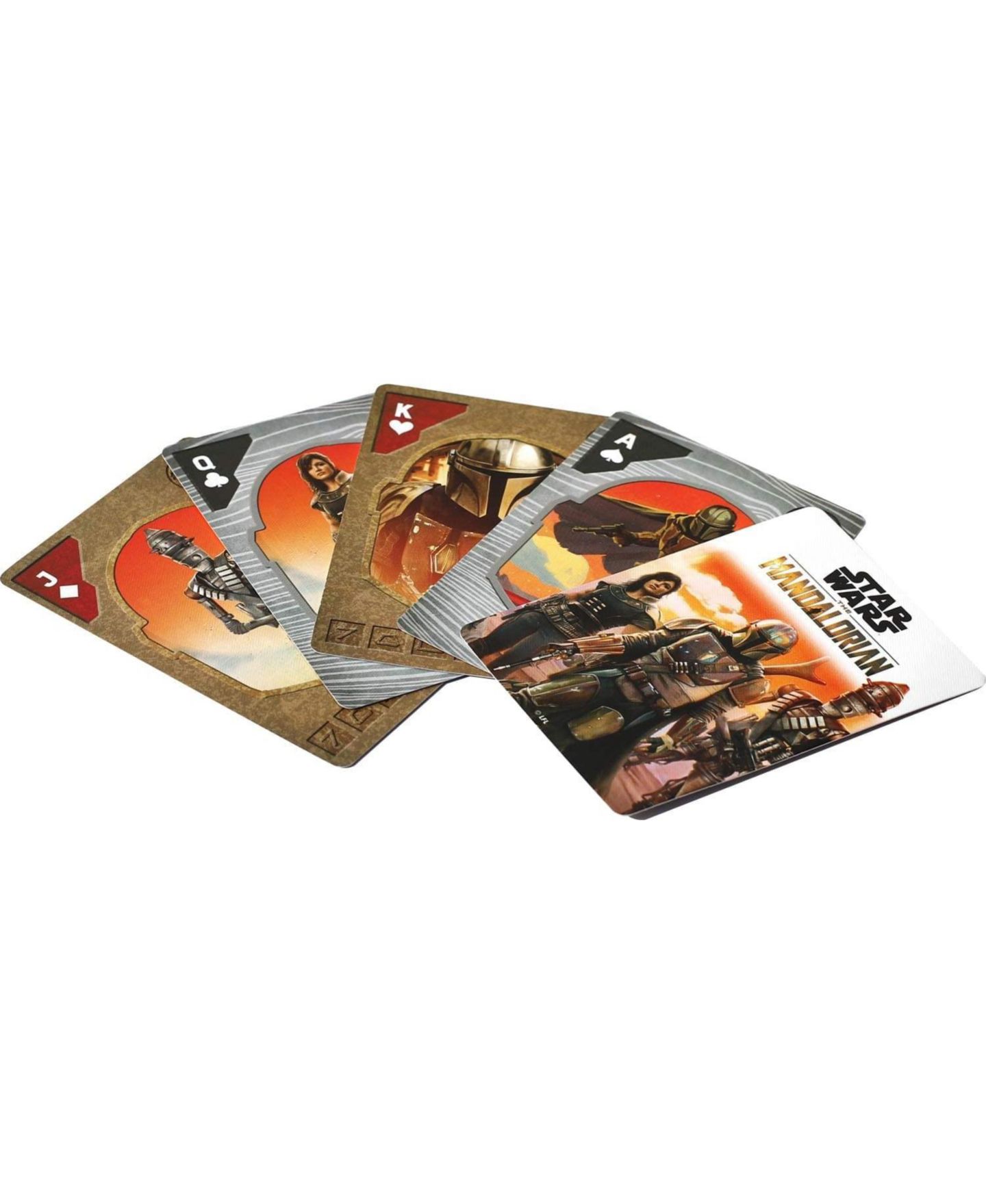 Игральные карты NMR Distribution Star Wars The Mandalorian, 52 карты и 2 джокера, от 3 лет — фото 4