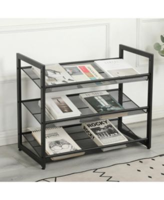 3-Tier Adjustable Shoe Rack Organizer for Entryway