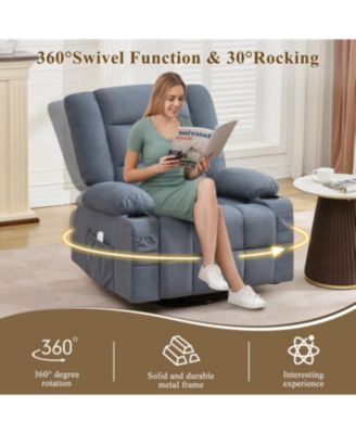 Streamdale Kneading Massage Rocker Recliner Chair with Heat, Cup Holders & USB Port