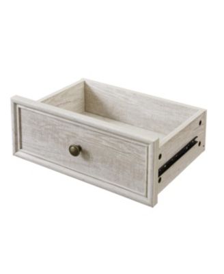 Streamdale Modern Tall Storage Cabinet with Glass Doors & Shelves - White Finish