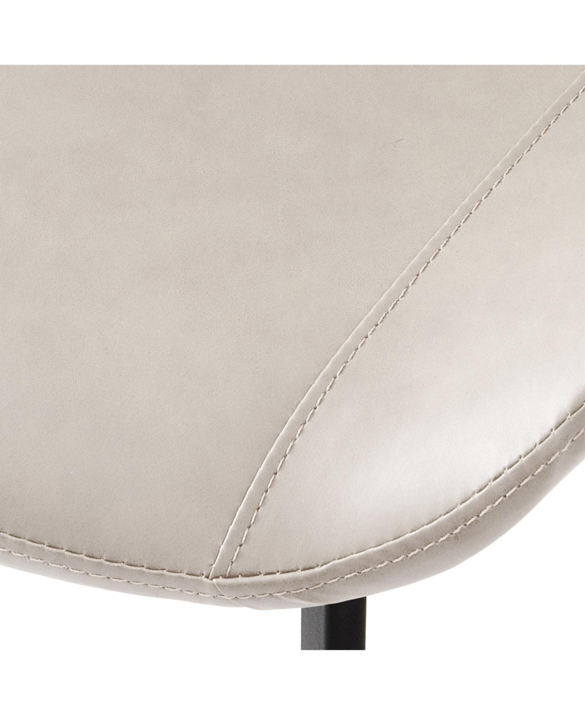 Streamdale Furniture Streamdale Dining Chairs 2PCS, Modern Upholstered Faux Leather Kitchen Chairs