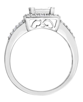Diamond Ring (3/4 ct. t.w.) in 10k White Gold