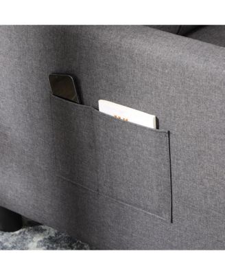 3-in-1 Convertible Chair Bed with Adjustable Backrest,