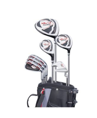 Hot Launch 9-12 yrs Red Junior Right Hand Golf Set - Red / Right Hand
