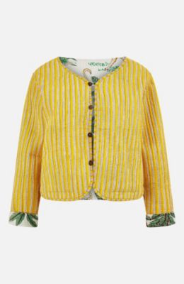 Women's Animal Reversible Cropped Quilted Jacket