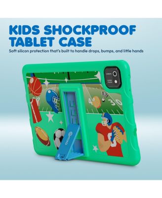 K103 10 in. Kids Tablet Android 13, 32GB with Epic! and Lingokids, includes Kid-Proof Case with Kickstand