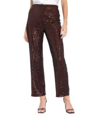 Women's Sequin Pull-On Pants