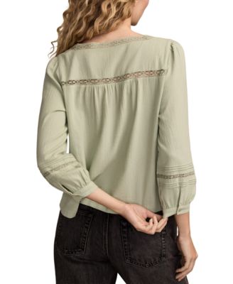 Women's Lace Long-Sleeve Shirt
