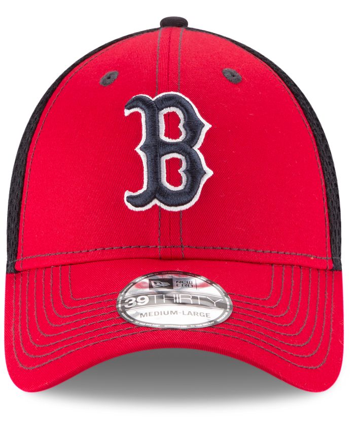 New Era Boston Red Sox Team Front Neo 39THIRTY Cap - Macy's