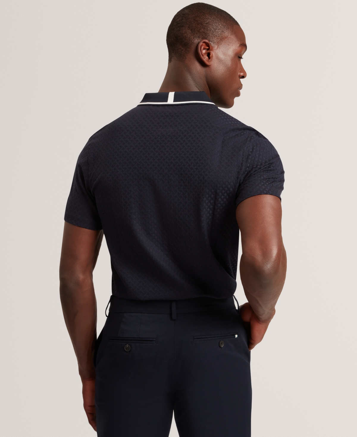 Ted Baker Men's Cophen Short-Sleeve T-Stitch Polo Shirt