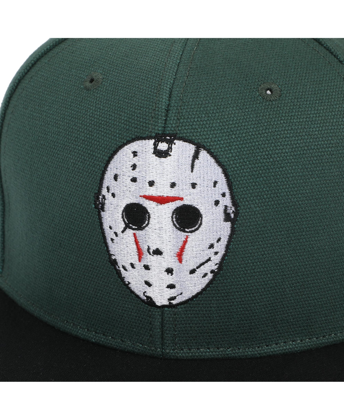 Friday the 13th Men's Jason Mask Traditional Snapback Cap