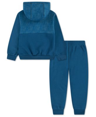 Boys' 4-7 Sportswear Color-Blocked Hoodie and Pants, 2-Piece Set