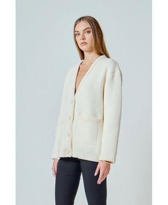 Women's Floral Button Down Cardigan