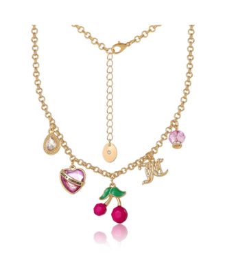 Cherry Charm Necklace - 18 + 2''