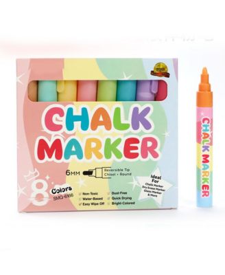 0.23" Macaron Liquid Chalk, Erasable Painting Graffiti Highlighter for Blackboard Writing and Painting