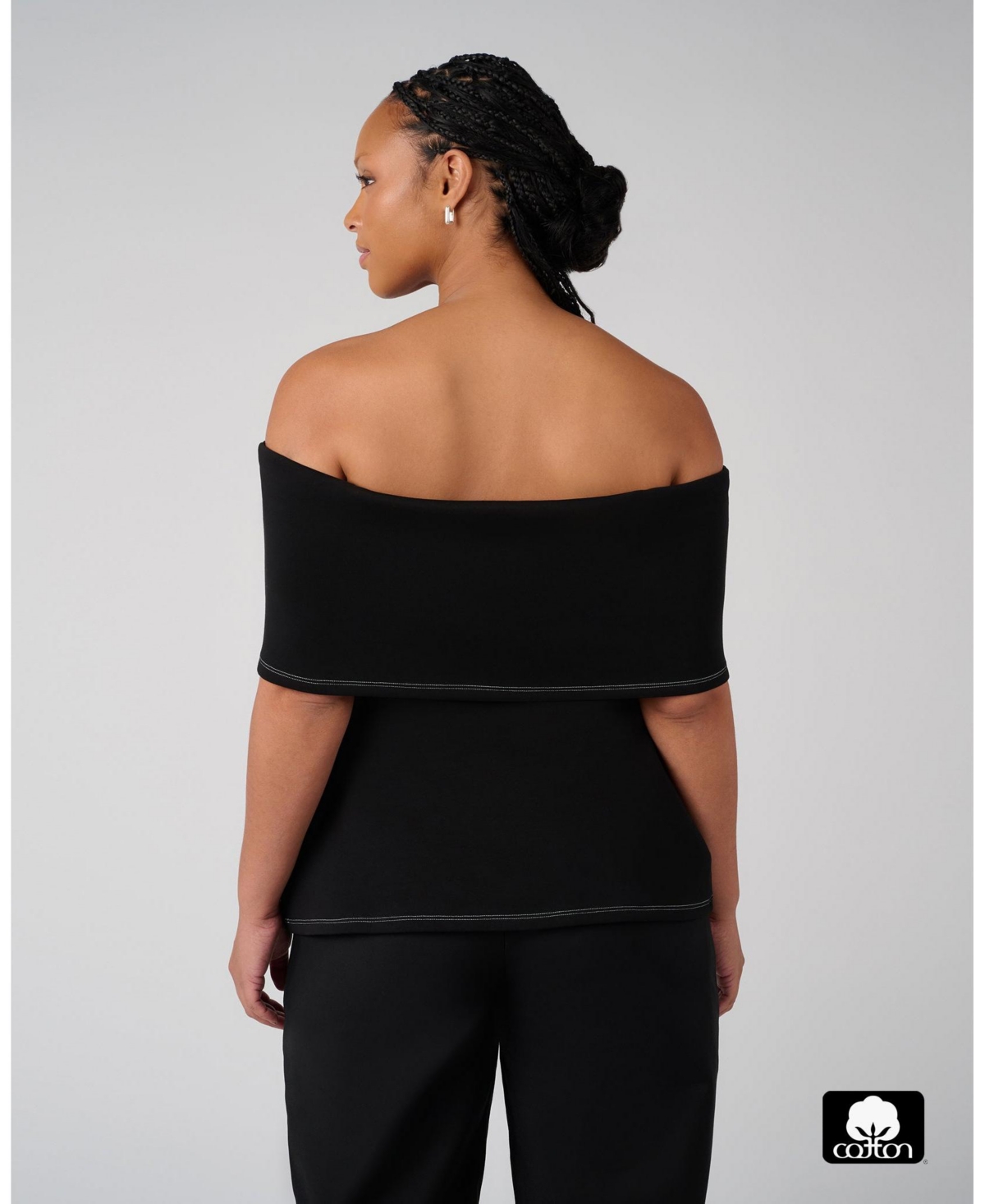 WeWoreWhat Women's Off Shoulder Fold Over Top
