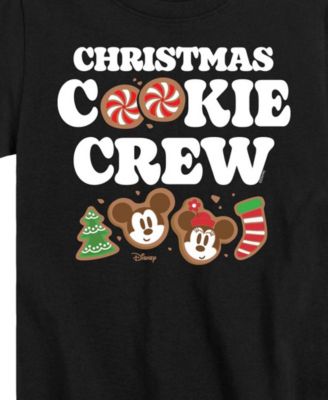 Boys' 8-20 Mickey and Minnie Christmas Cookie Crewneck Graphic Short-Sleeve T-Shirt