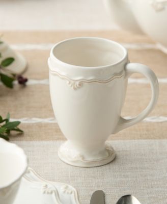 Heritage Scroll Mugs, Set of 4, Service For 4