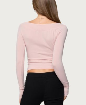 Women's Embry Boat Neck Raglan Top
