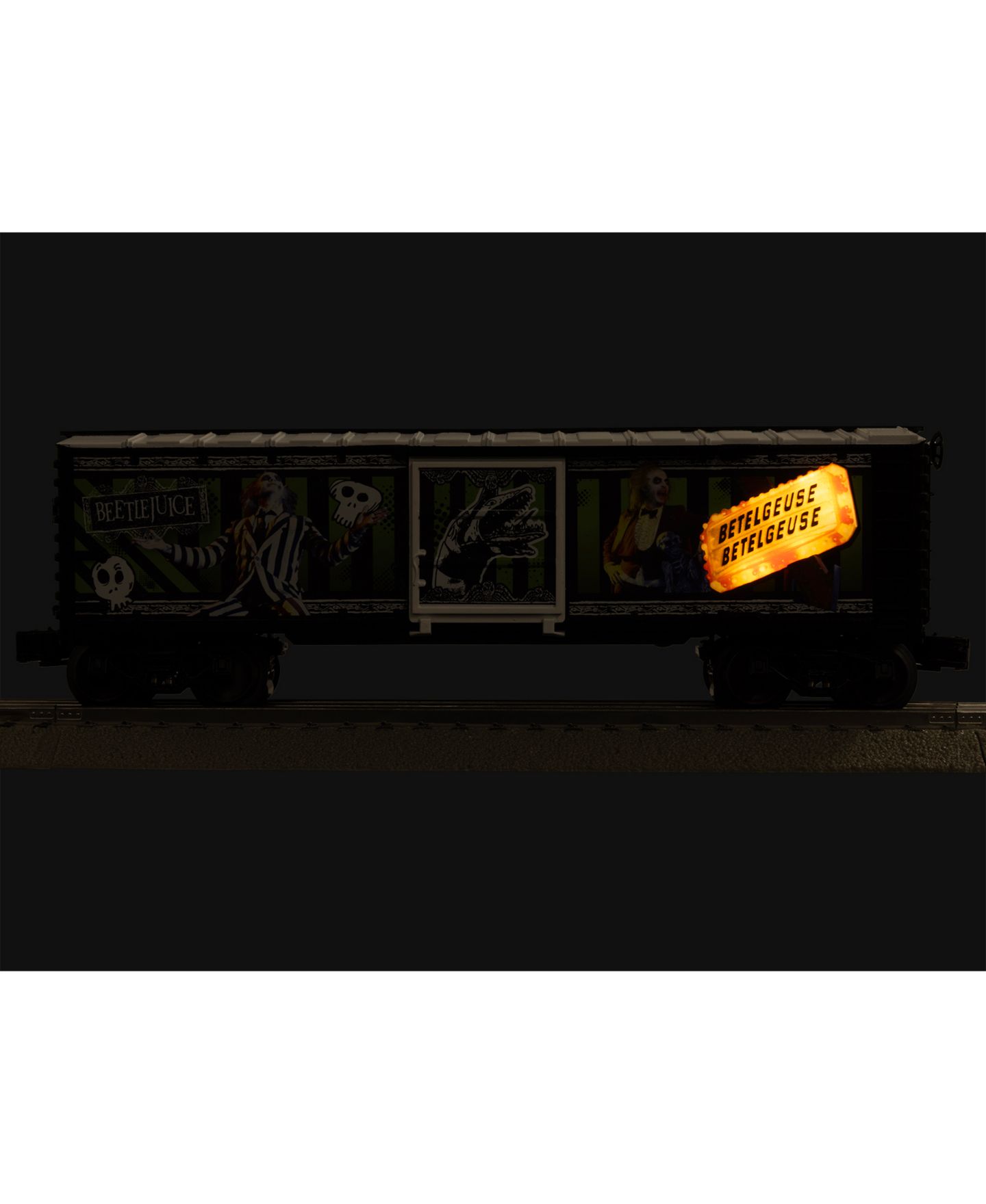 Детская игрушка Lionel O Gauge Beetlejuice 1988 Illuminated Boxcar — фото 4
