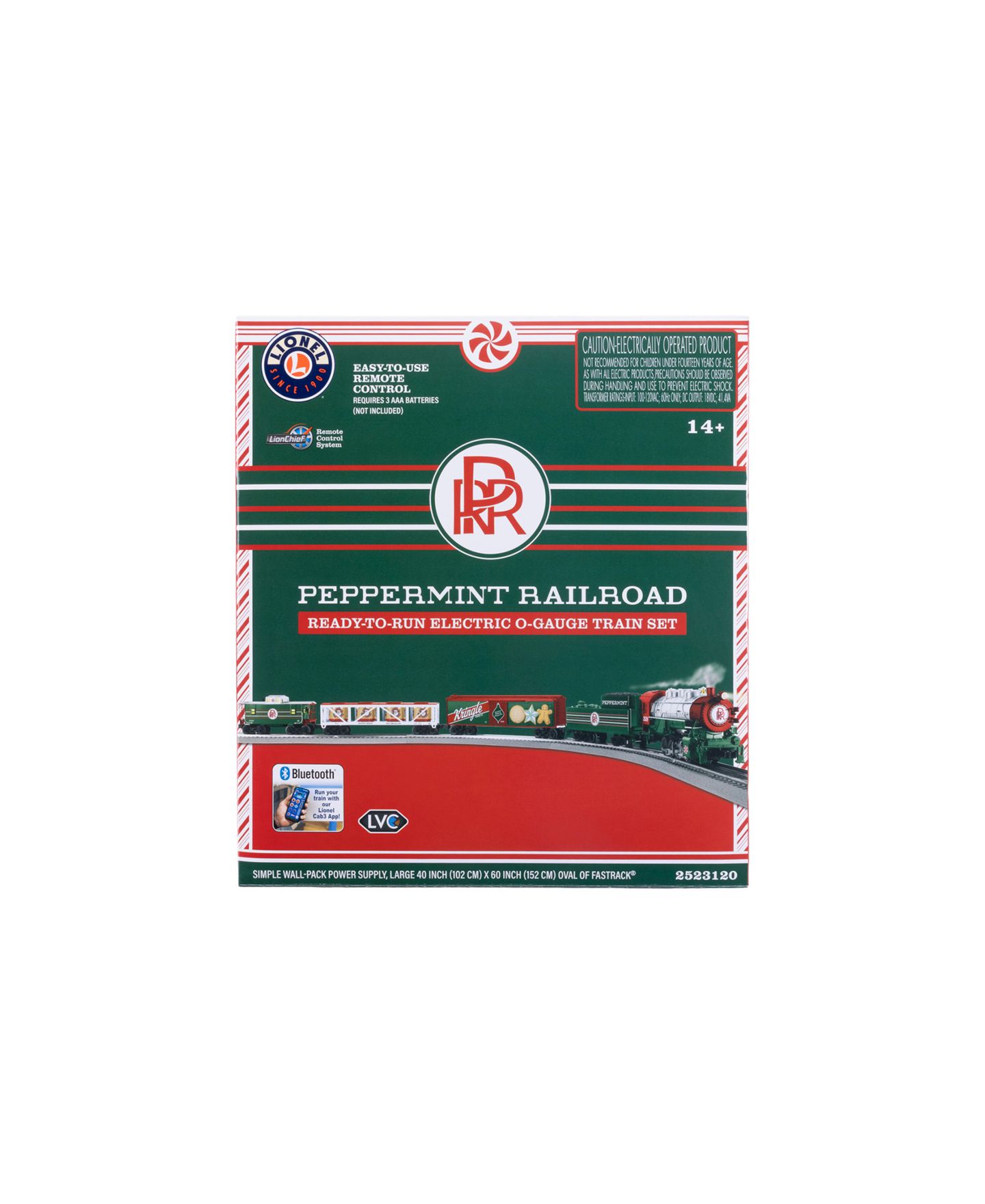 Детские игрушки Lionel O Gauge Peppermint Railroad Christmas Bluetooth 5.0 Train Set — фото 17