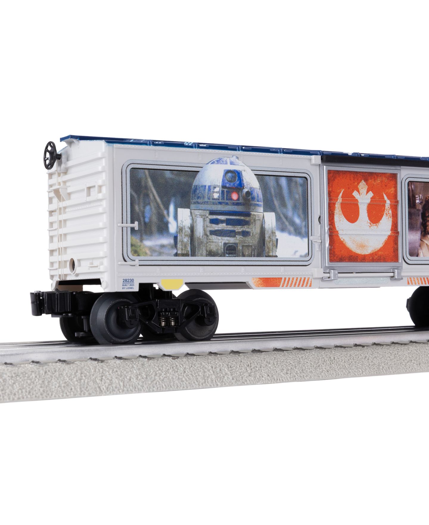 Детская игрушка Lionel O Gauge Star Wars R2-D2 C-3PO Character Die-Cast Metal Boxcar — фото 8