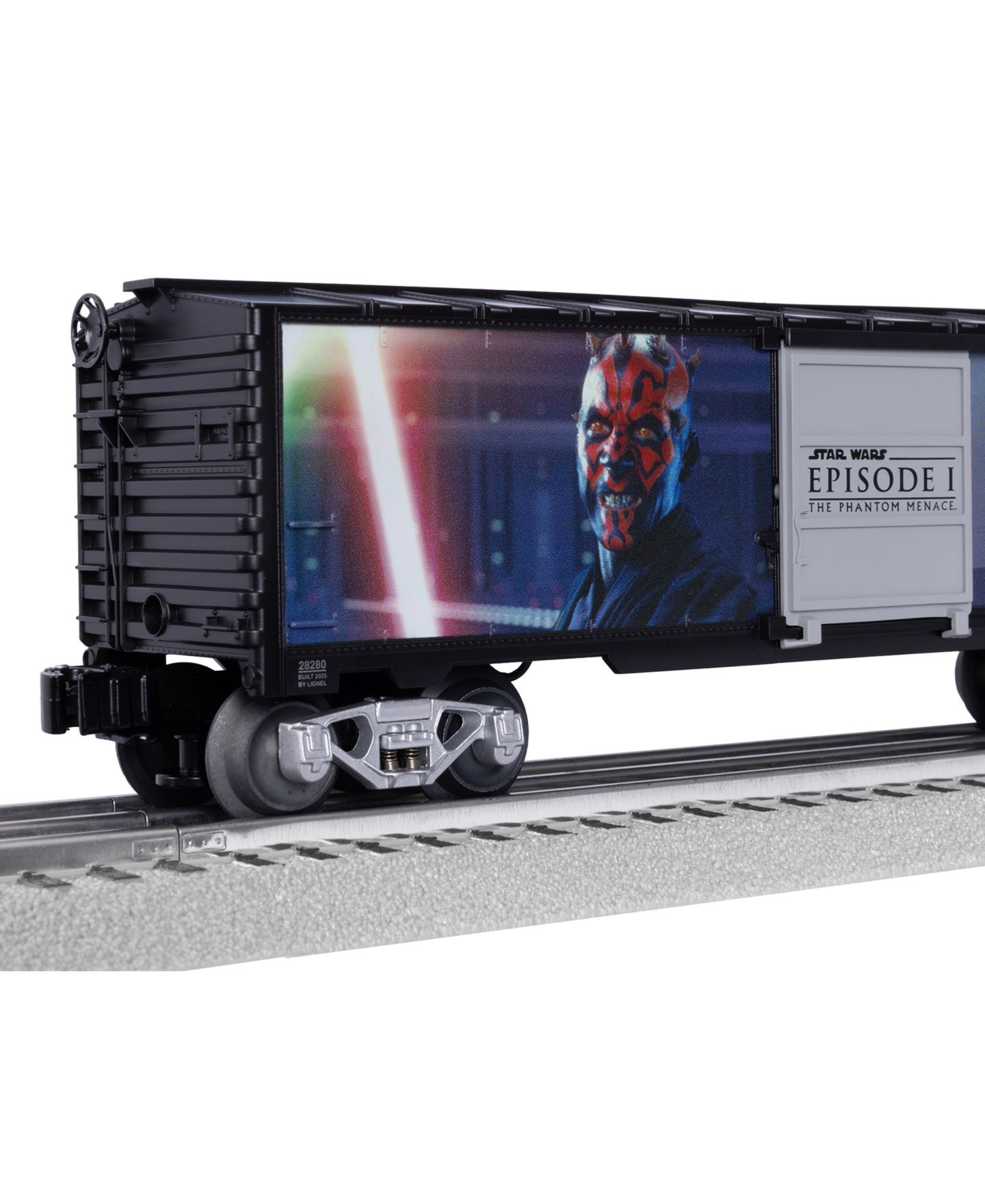 Детская игрушка Lionel Star Wars Lightsaber Series Darth Maul vs. Qui-Gon Jin Illuminated Boxcar — фото 13
