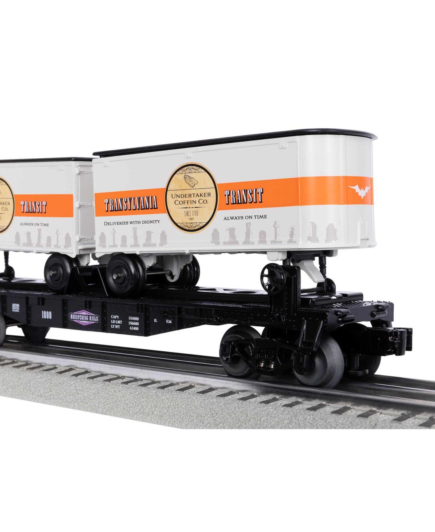 Детская игрушка Lionel O Gauge Whispering Rails Flatcar with Trailers — фото 9