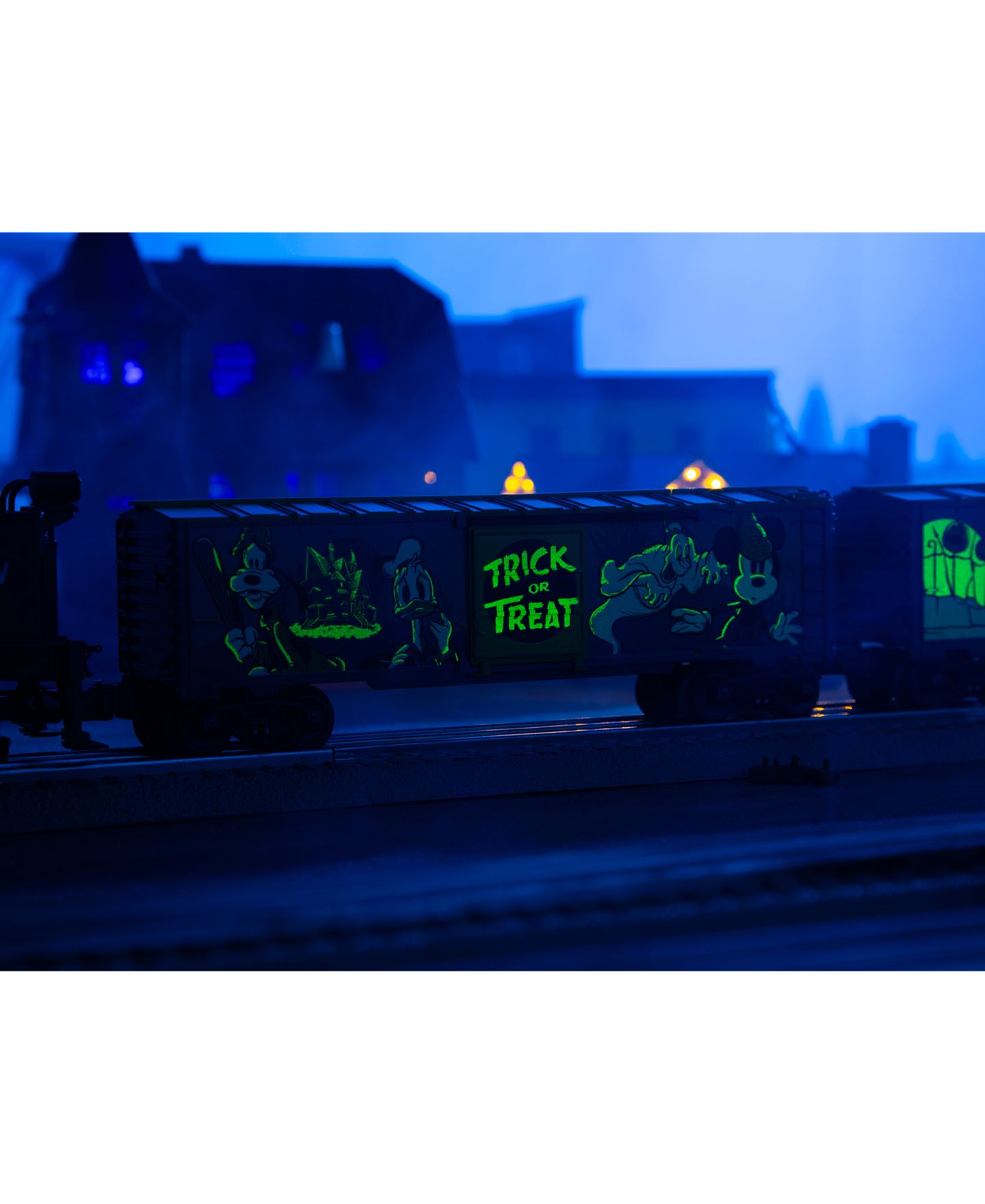 Детская игрушка Lionel O Gauge Lonesome Ghosts Glow in the Dark Model Train Boxcar — фото 4