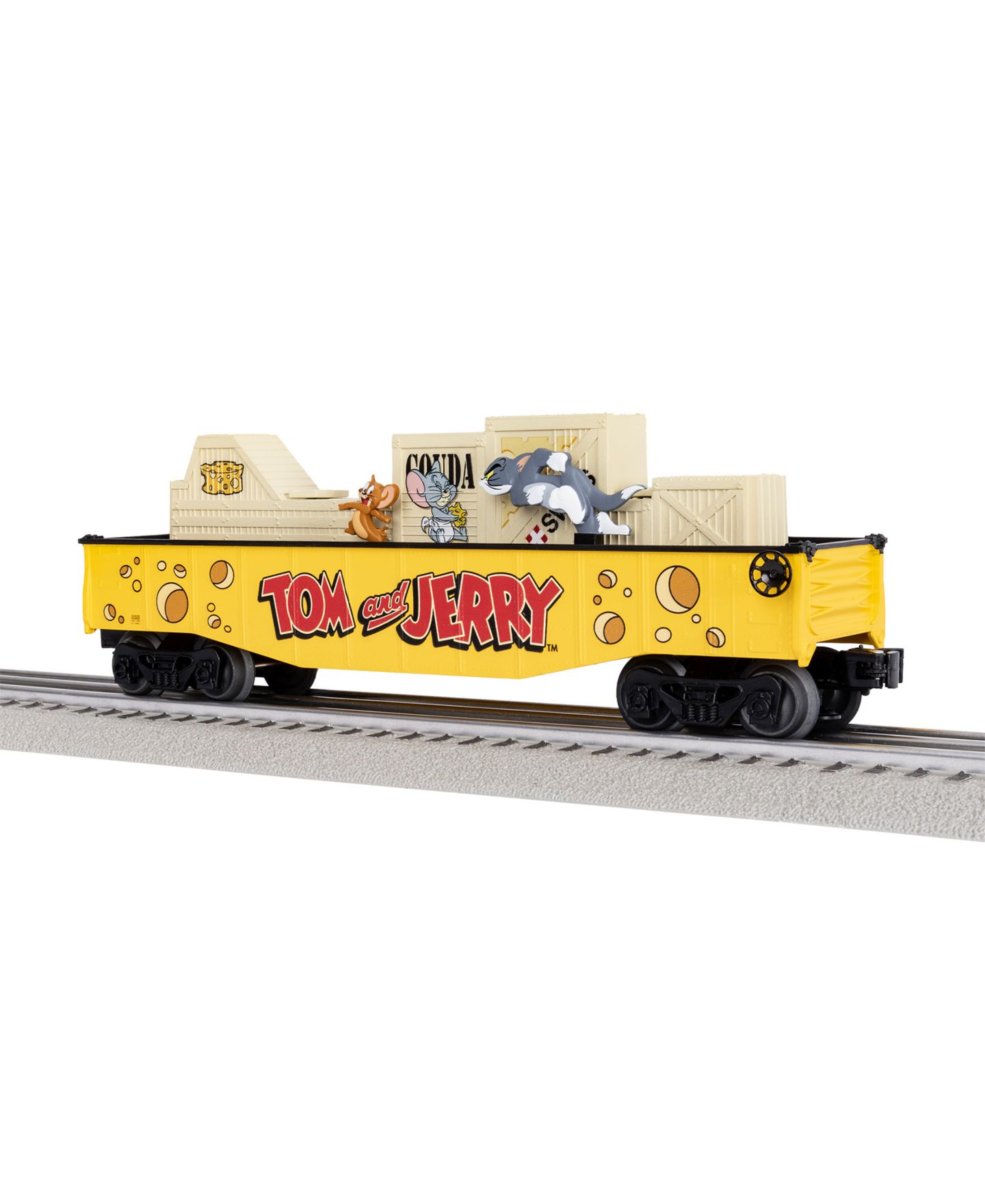 Детская игрушка Lionel O Gauge Tom and Jerry Chasing Gondola Car — фото 1