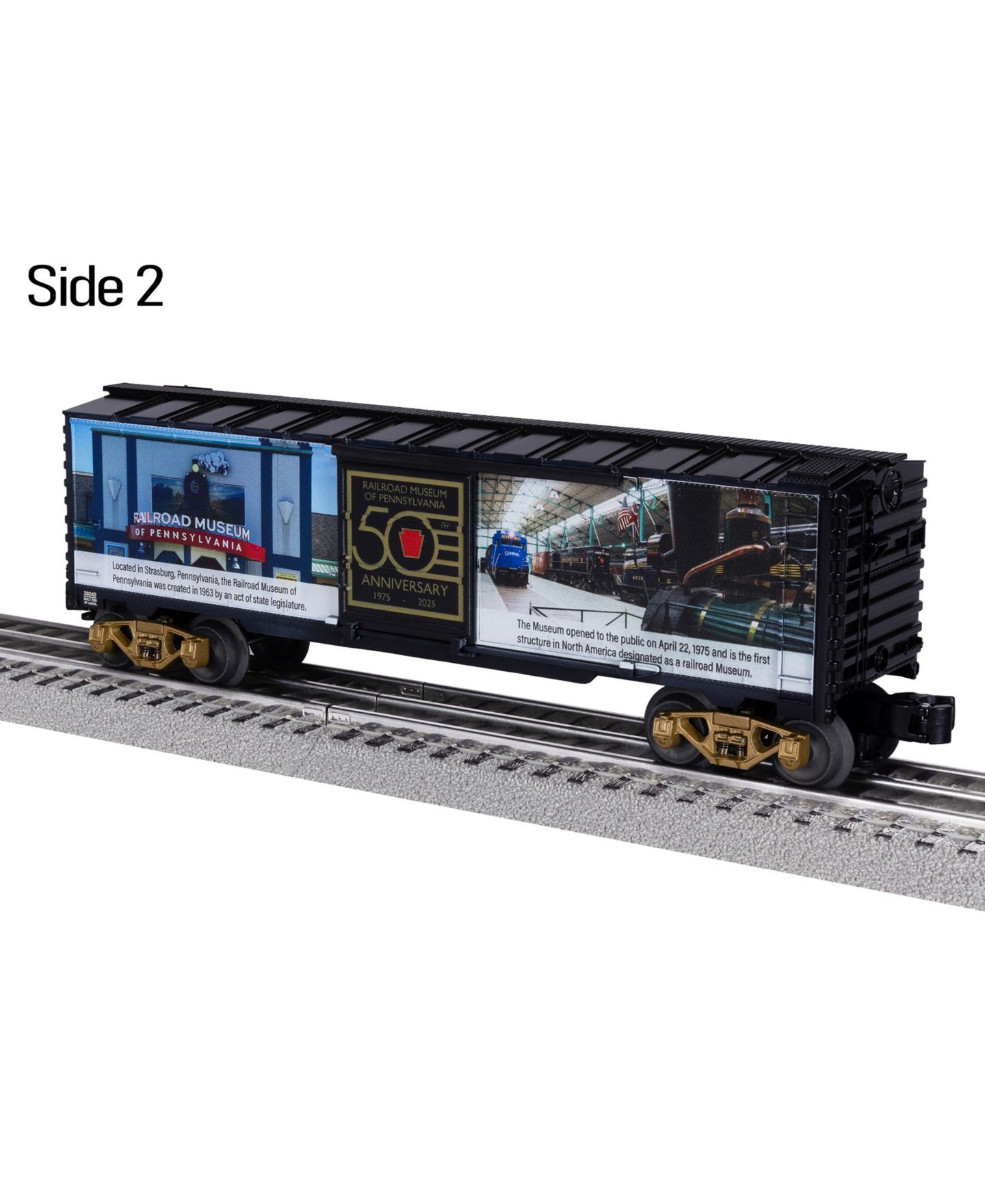 Детская игрушка Lionel O Gauge Railroad Museum of Pennsylvania 50th Anniversary Model Train Boxcar — фото 10