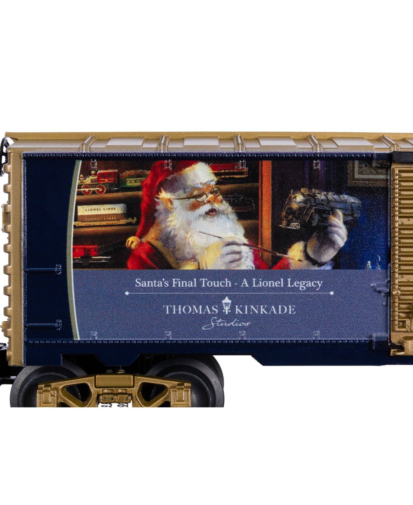 Детская игрушка Lionel Santa's Final Touch Legacy O Gauge Model Train Boxcar — фото 5