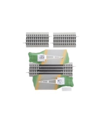 Fast Track Grade Crossing with Gates Flashers