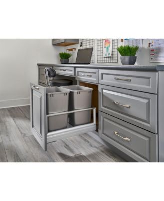 Double Pullout Kitchen Trash Can 35 qt. Rev-A-Motion, 5149-18DM-217