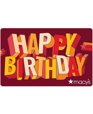 Happy Birthday E-Gift Card