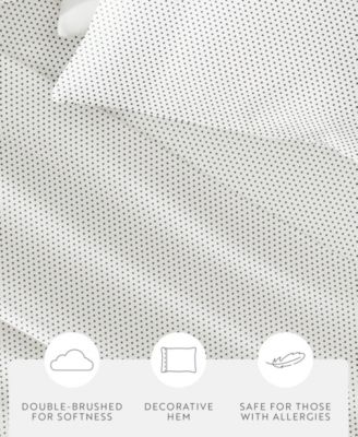 The Farmhouse Chic Premium Ultra Soft Pattern 4-Pc. Sheet Set, Queen