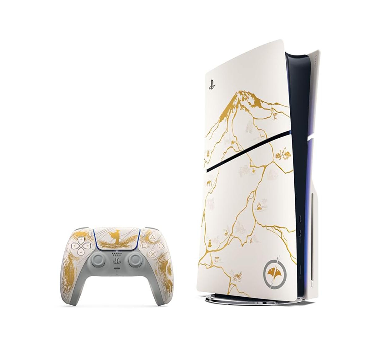 Sony PlayStation 5 Ghost of Yotei Disc Bundle + Extra Controller - Midnight Black