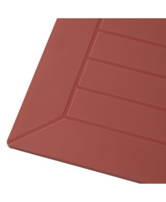 31.5" Square Outdoor Plastic Resin Patio Dining Table for 4