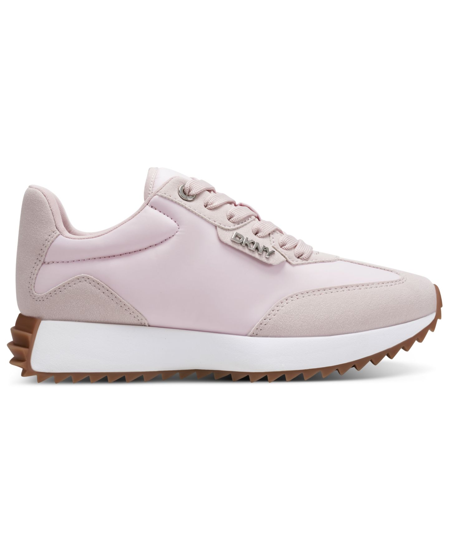 Женские кроссовки DKNY Naples Lace Up, цвет: Светлый розовый — фото 2