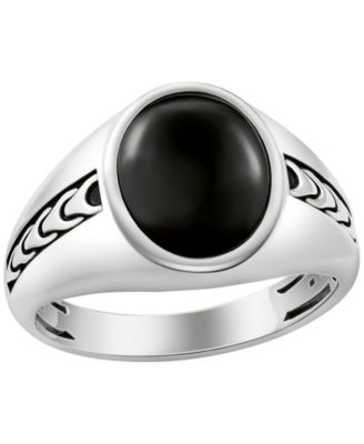 Men's Sterling Silver Statement Ring