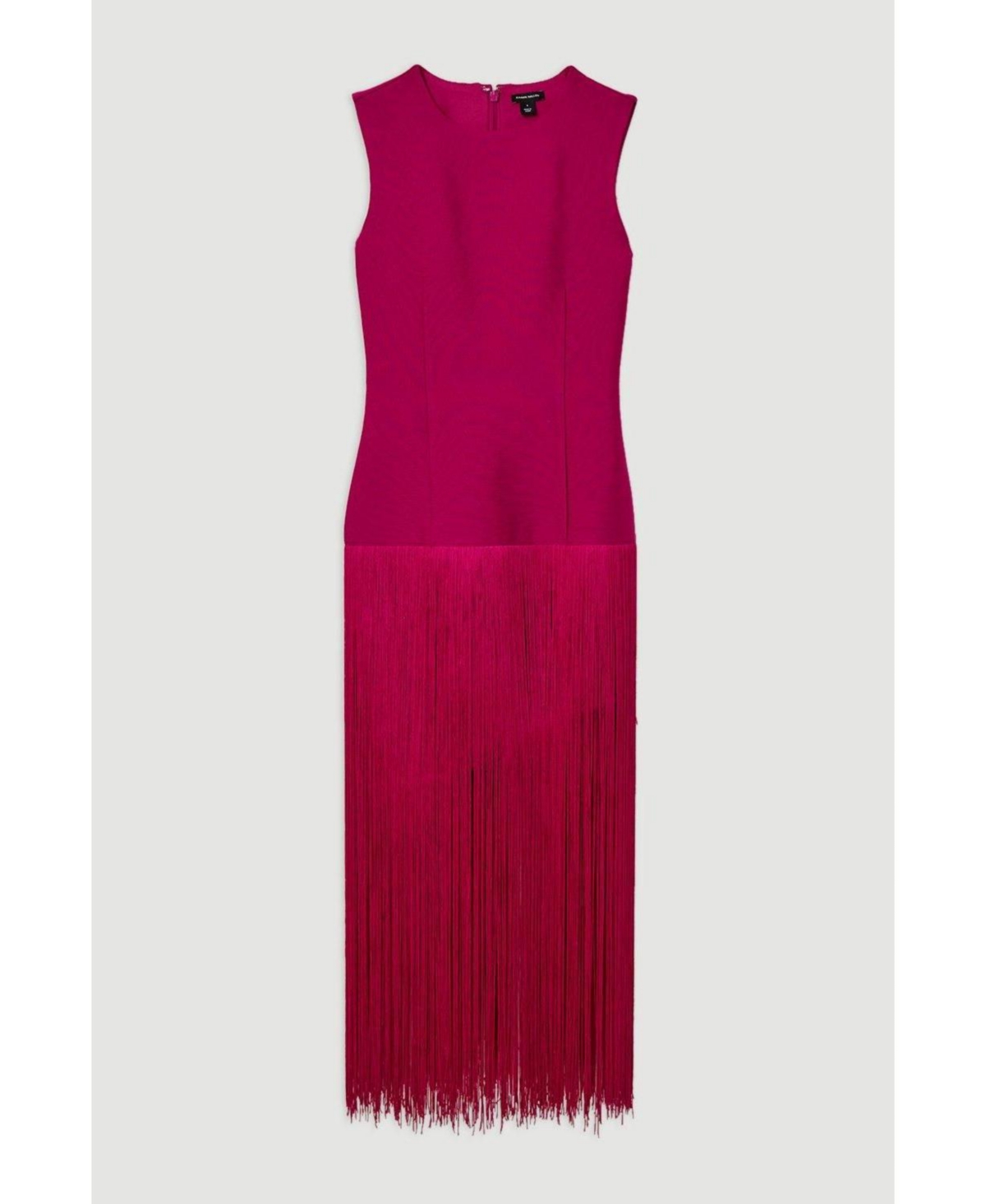 Karen Millen Women's Tassel Hem Knitted Dress