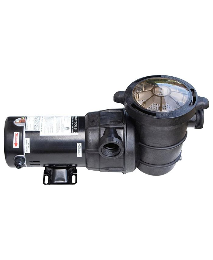 Swimline HydroTools Hydro Flo 1.5 HP 5820 GPH 2 Speed Horizontal Discharge Pump - ONE SIZE