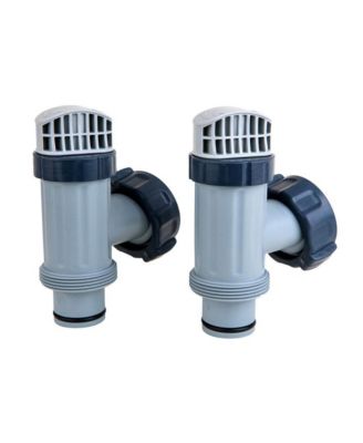 3000 GPH Sand Filter Pump & Plunger Valves (2 Pack) for Above Ground Pools