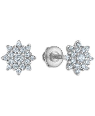 White Diamond Stud Earrings (0.25 ct. t.w.) in 14k White Gold