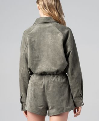 Women's Front Zip Collared Jacket