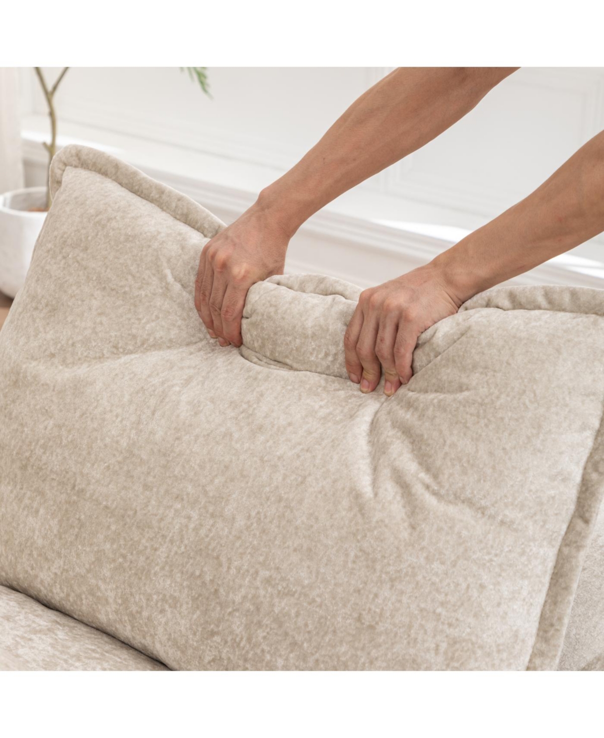 Streamdale 103" Cloud Sectional Couch with L-Shape Chaise